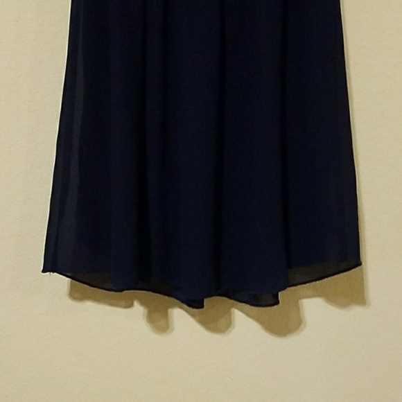 Tobi Dark Blue Double Spaghetti Strap Dress sz S - Picture 3 of 5